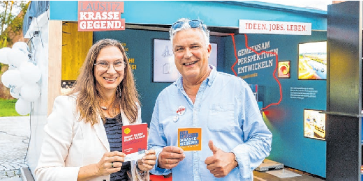 Neben einer Podiumsdiskussion und Baustellenrundgängen (stündlich von 15-17 Uhr) ergänzen Infostände das Angebot rund um den Aktionstag. Foto: Andreas Franke