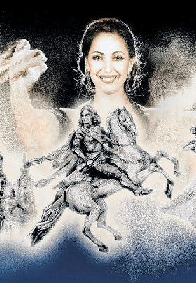 50 Jahre Stadthalle Cottbus: Am Sonntag, 28. September, wird die Welt in Sand gemalt. Tickets unter: 0355 481 568 Foto: Sandtheater Dresden