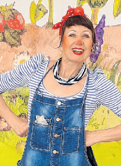 Vicky Holiday lädt zur Kindershow.