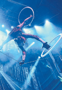 Hoch hinaus geht es mit Meissen-Tourist am 14. März 2026 im Wintergarten Varieté Berlin. Buchung unter: 0355 4303912 Foto: Andrey Kezzyn