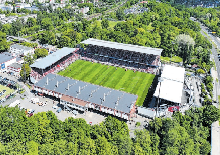 Das Stadion heute. Foto: Michael Helbig