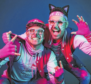 DJ Duo Mütze Katze