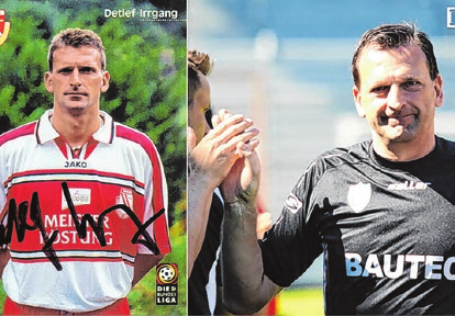 Detlef Irrgang: FCE-„Fußballgott“. Foto: LR-Archiv