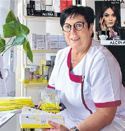 Pflege und Wohlergehen sind ihr Metier: Kosmetik-Salon-Chefin Ines Brauns