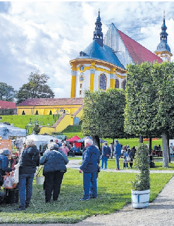 Führungen, Gespräche und Workshops gibt es im Klostergarten. Foto: Stiftung Stift Neuzelle