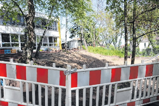 Der „Strubbelhang“ wird zum Kletterhang umgestaltet.