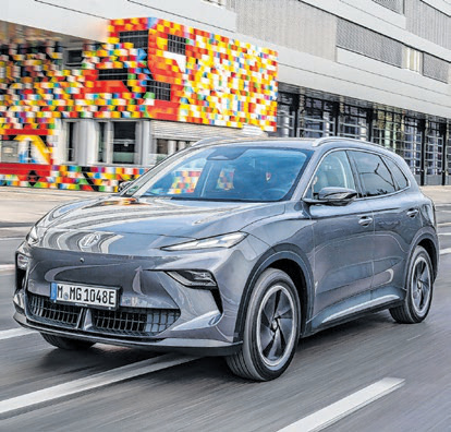 Der MG S5 tritt als Nachfolger des elektrischen ZS EV an - mit mehr Platz. Foto: Marcus Werner/MG Motor Deutschland/dpa-mag