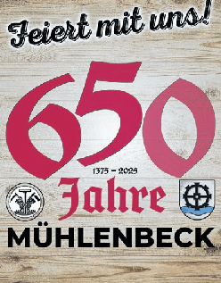 Fürs Jubiläum wurden extra Social Mediaposts kreiert. GEMEINDE MÜHLENBECKER LAND