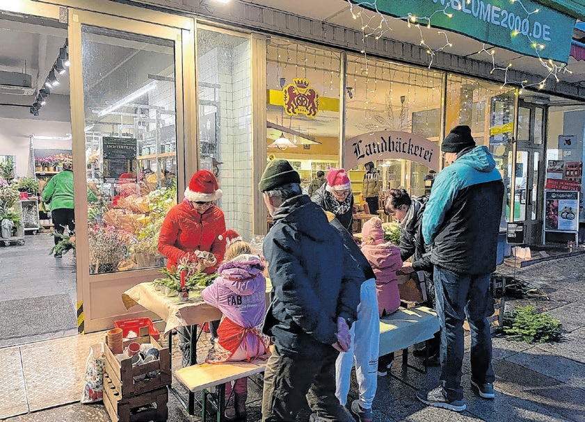 Auch Blume 2000 ist dabei und hat sich etwas Besonderes einfallen lassen. Fotos: Christine Schilg