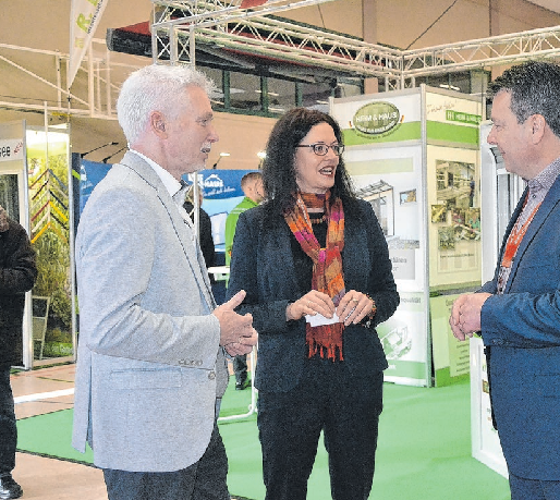 Oder SpreeBau 2025: Die Messeveranstalter Annett Kempe-Sabbarz und Jens Sabbarz Foto: Reinhard Witteck