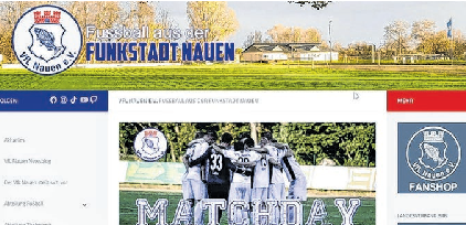 Bild: Screenshot Homepage