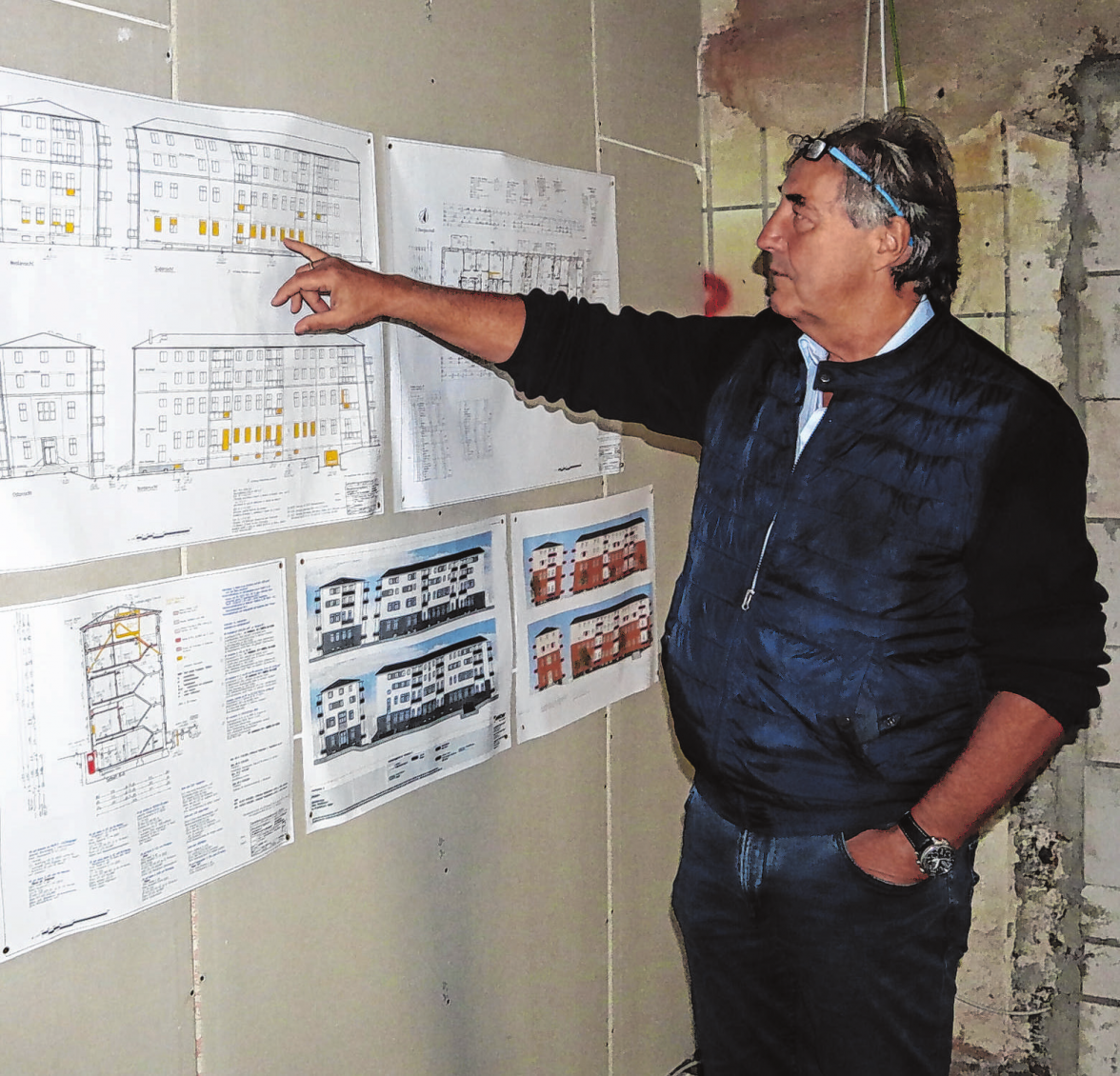 Hat eine besondere Beziehung zum Gebäude: Winfried Albert. Sein Vater arbeitete als Direktor für Technik des Molkereikombinats.