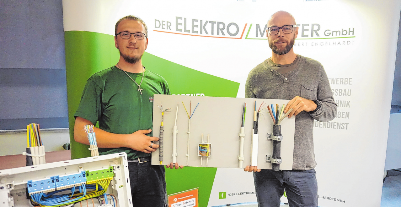 Die ELEKTROMEISTER GMBH Robert Engelhardt, hier auf dem 25. Berufemarkt Fotos: Sabine Endmann