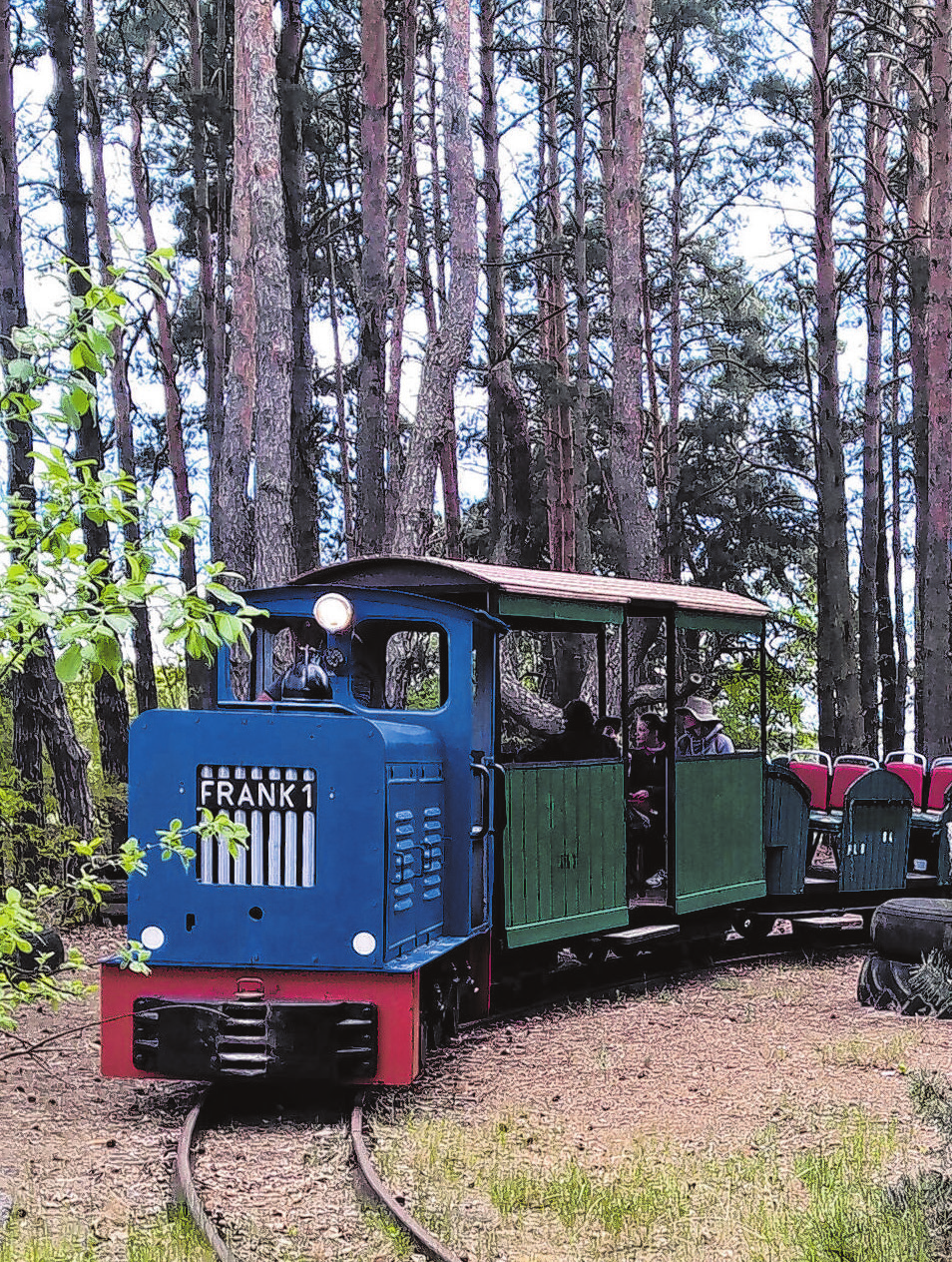 Die Feldbahn fährt. Foto: Archiv/Luftfahrtmuseum