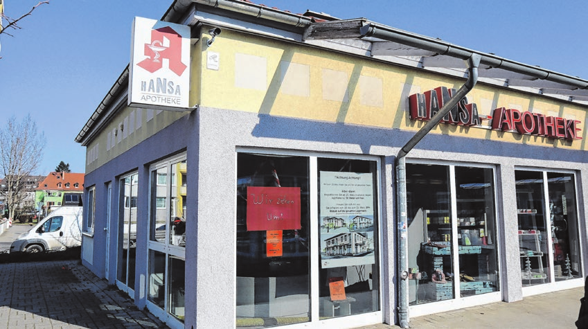 Umzug steht an: Die Apotheke Hansa Nord vergrößert sich und zieht in ein neues Gebäude um.