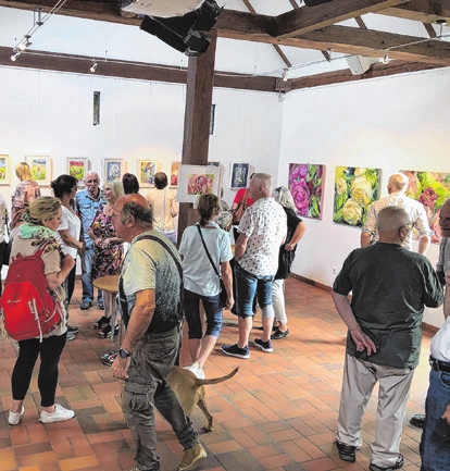 In der Alten Schulscheune in - Diensdorf-Radlow gibt es 1 Ausstellungen und Konzerte. Foto: Sabine Uy