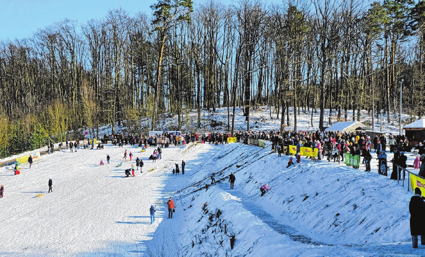 Gut besucht war das Skisportgelände in Bad Freienwalde. An die 3000 Besucher zählten die Veranstalter.