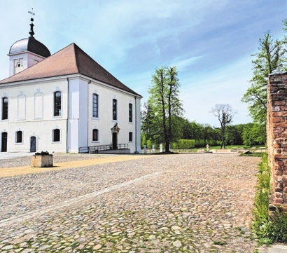 Die Schlosskirche war als erstes Teilobjekt fertig.