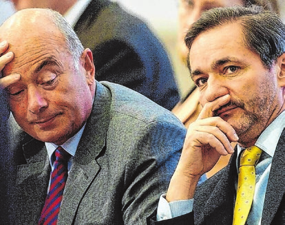 Jörg Schönbohm und Matthias Platzeck. Foto: dpa