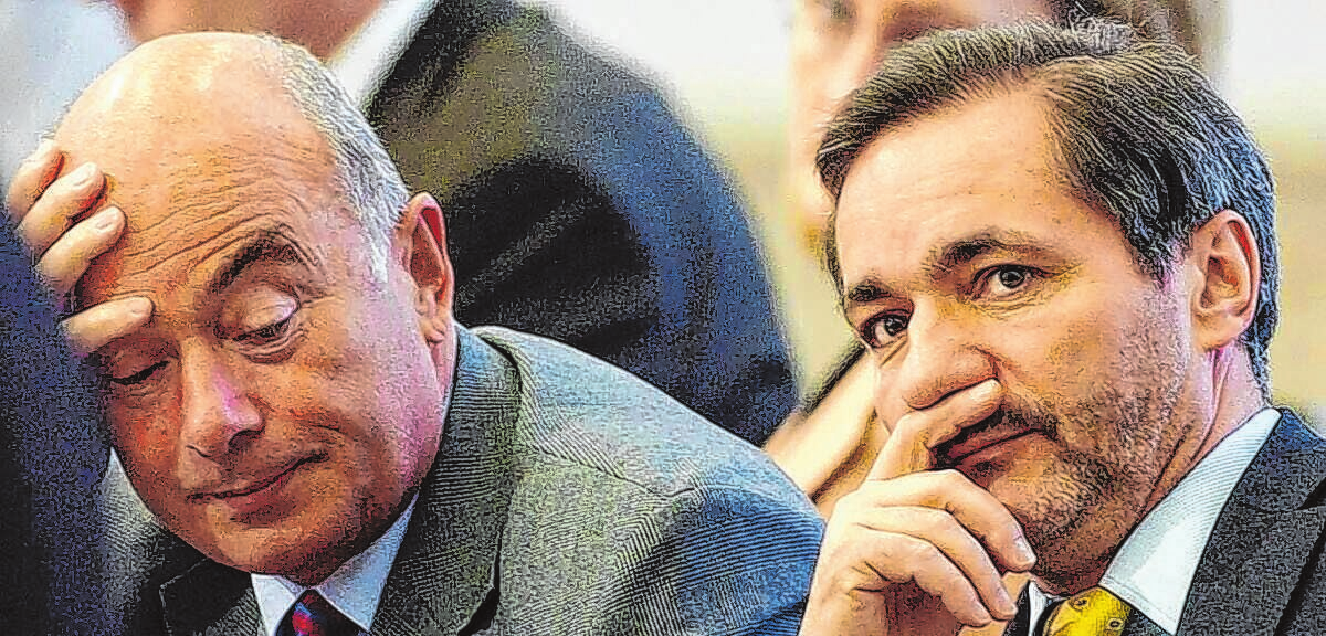 Jörg Schönbohm und Matthias Platzeck in einem Archivfoto aus dem Jahr 2004. Foto: dpa