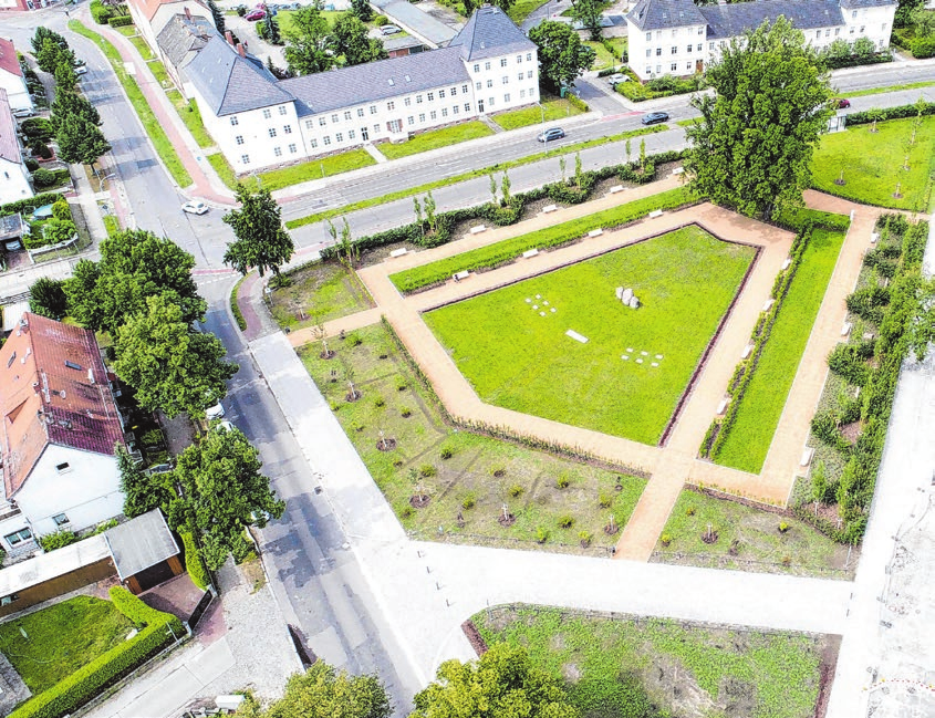 2024: Platz des Gedenkens, Guben Foto: Stadt Guben