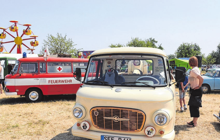 Der kultige B1000 lief von 1961 bis 1991 im Barkas-Werk Karl-Marx-Stadt vom Band und ist immer wieder auch bei dieser Veranstaltung neben anderen prominent vertreten.