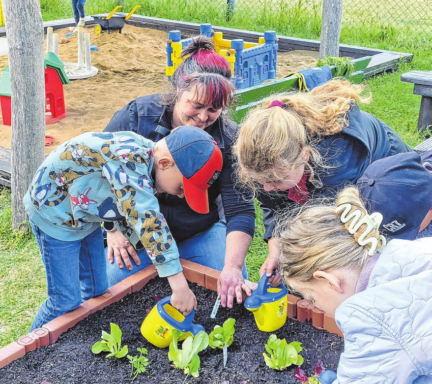 Auch in der Podelziger Kita hatten die Jüngsten viel Spaß beim Bepflanzenund haben nebenbei auch noch jede Menge gelernt,