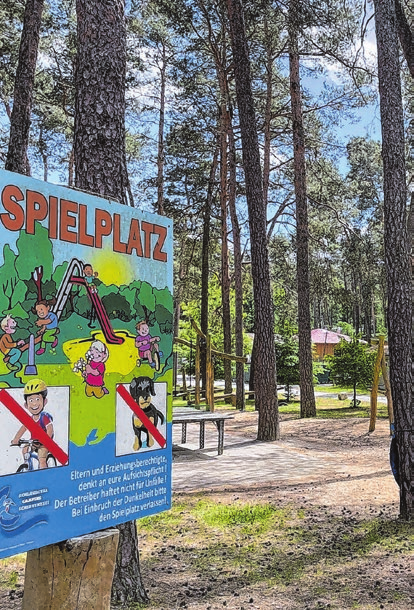 Der Spielplatz soll in diesem Spätsommer erweitert werden.