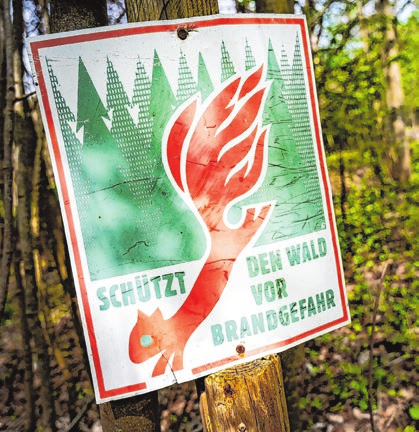 Höchste Alarmstufe im Wald: In Teilen Deutschlands gilt Gefahrenstufe 5 und schon ein Funke kann zur Katastrophe führen. Foto: Stefan Sauer/dpa