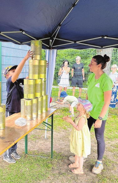 Für Kinder gibt es einen Wettbewerbsparcours. STADT ZEHDENICK