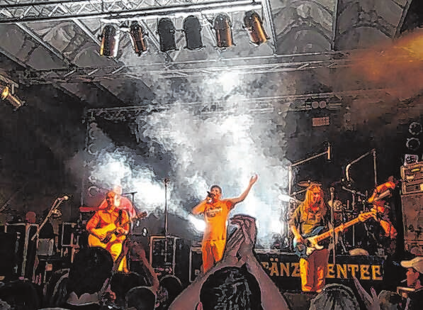 Gehört zum Strandfest einfach dazu: die Partyband „Tänzchentee“. Quelle: Tänzchentee