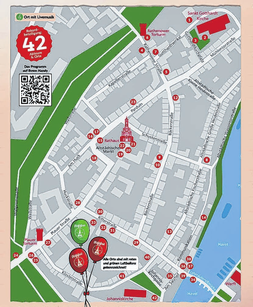 Johanniskirche 42 Akteure wirken am Höfefest 2025 in der Altstadt mit. Quelle: Die Altstädter e.V.