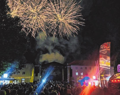 Highlight der Festnacht: das große Höhenfeuerwerk