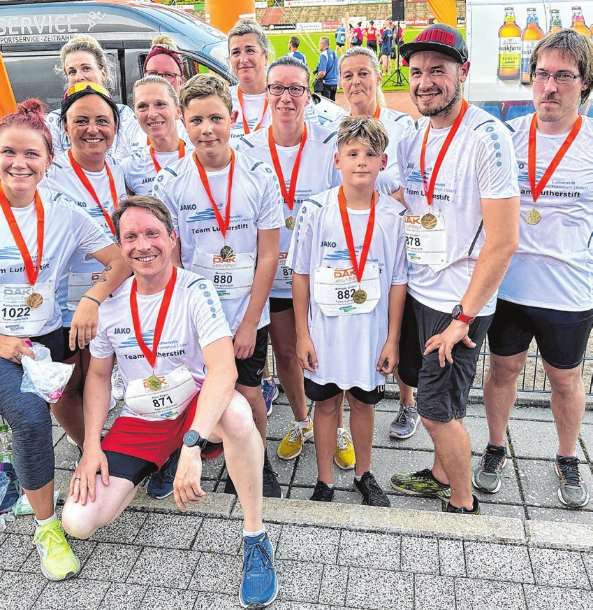 Der Startschuss fällt zum 11. DAK Firmenlauf in Frankfurt am 10. September. In diesem Jahr wird auch das Lutherstift wieder mitmachen. Foto: Lutherstift