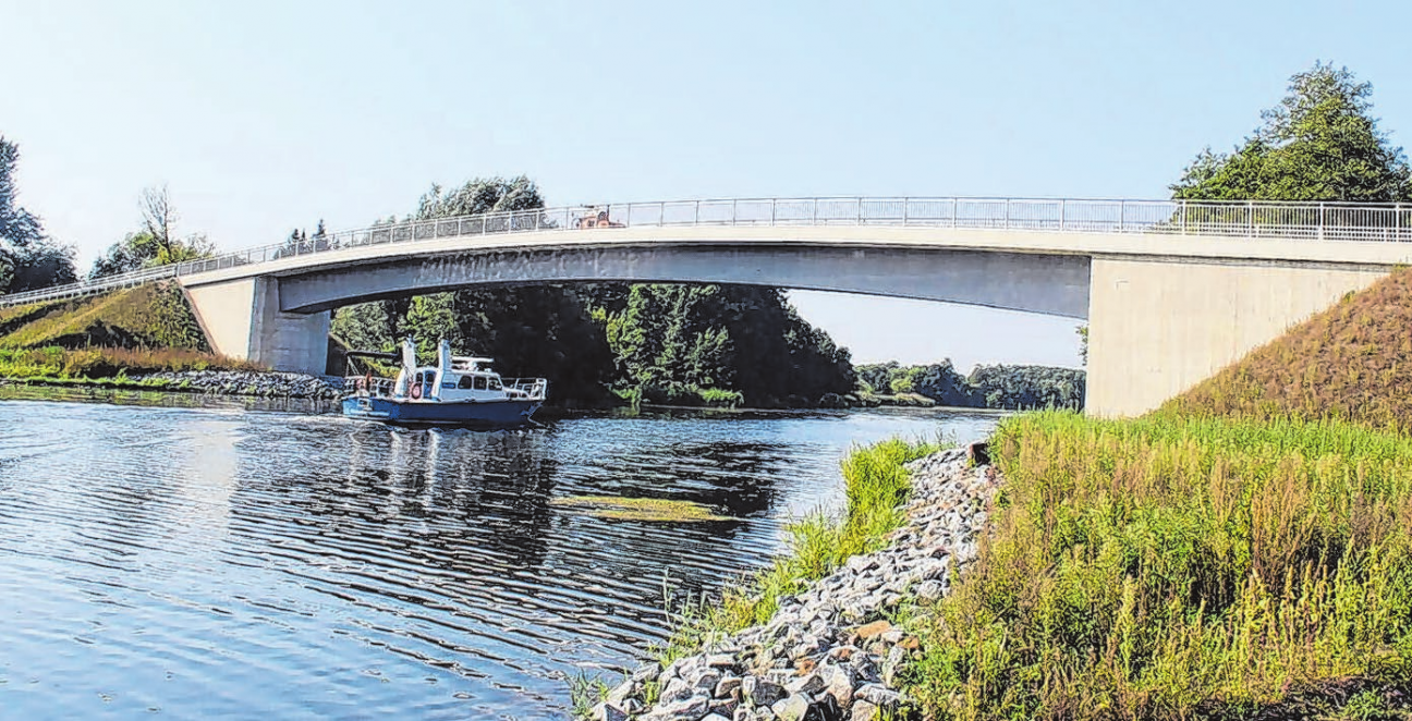 Die Lieper Brücke wurde im September 2024 eingeweiht. Fotos (2): Guido Herbst