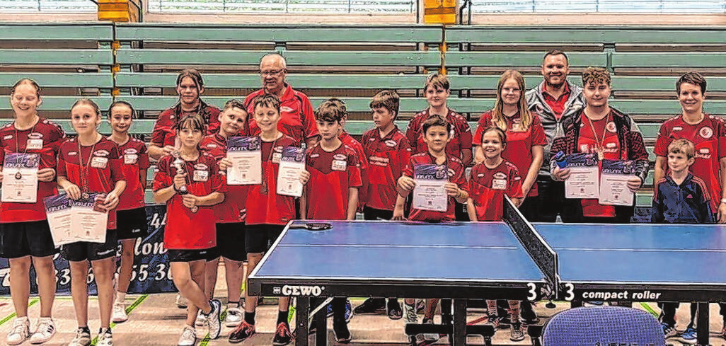 Die von Dietmar Ehrlich geleitete Tischtennis-Nachwuchsabteilung macht seit Jahren mit stets neuen Erfolge nachhaltig auf sich aufmerksam.