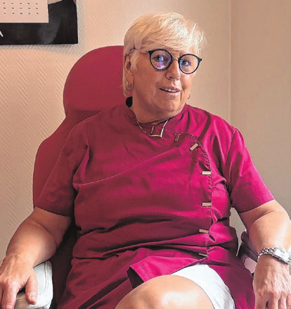 Pflege und Wohlergehen sind ihr Metier: Kosmetik-Salon-Chefin Ines Brauns