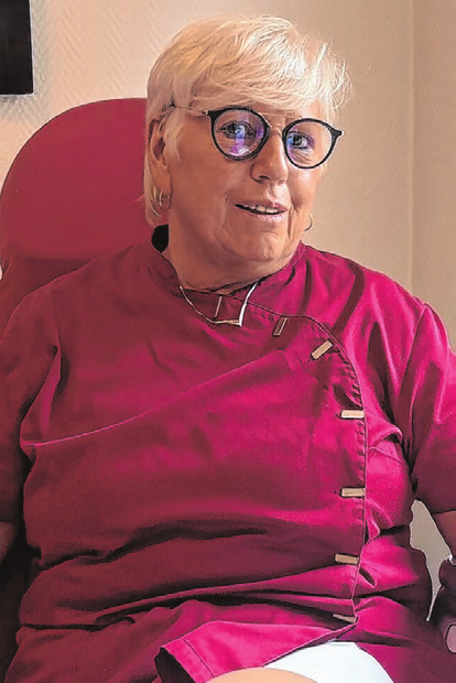 Pflege und Wohlergehen sind ihr Metier: Kosmetik Salon.Chefin Ines Brauns.