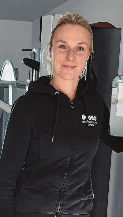 Sorgt für unsere Gesundheit: Magdalena Schulz vom TZS Therapiezentrum Seelow.