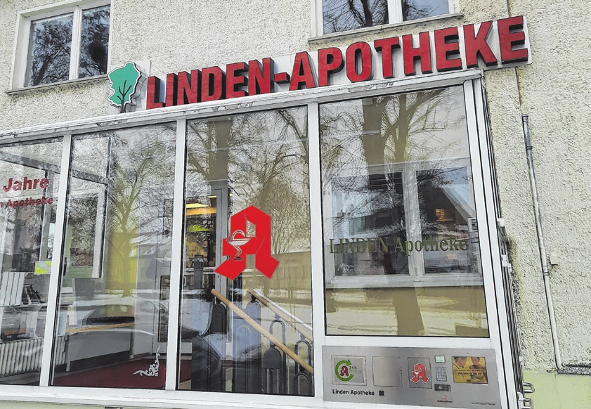 Auch die Linden-Apotheke in Rüdersdorf, Am Kanal 2, gehört schon seit zwei Jahren mit zum Verbund.