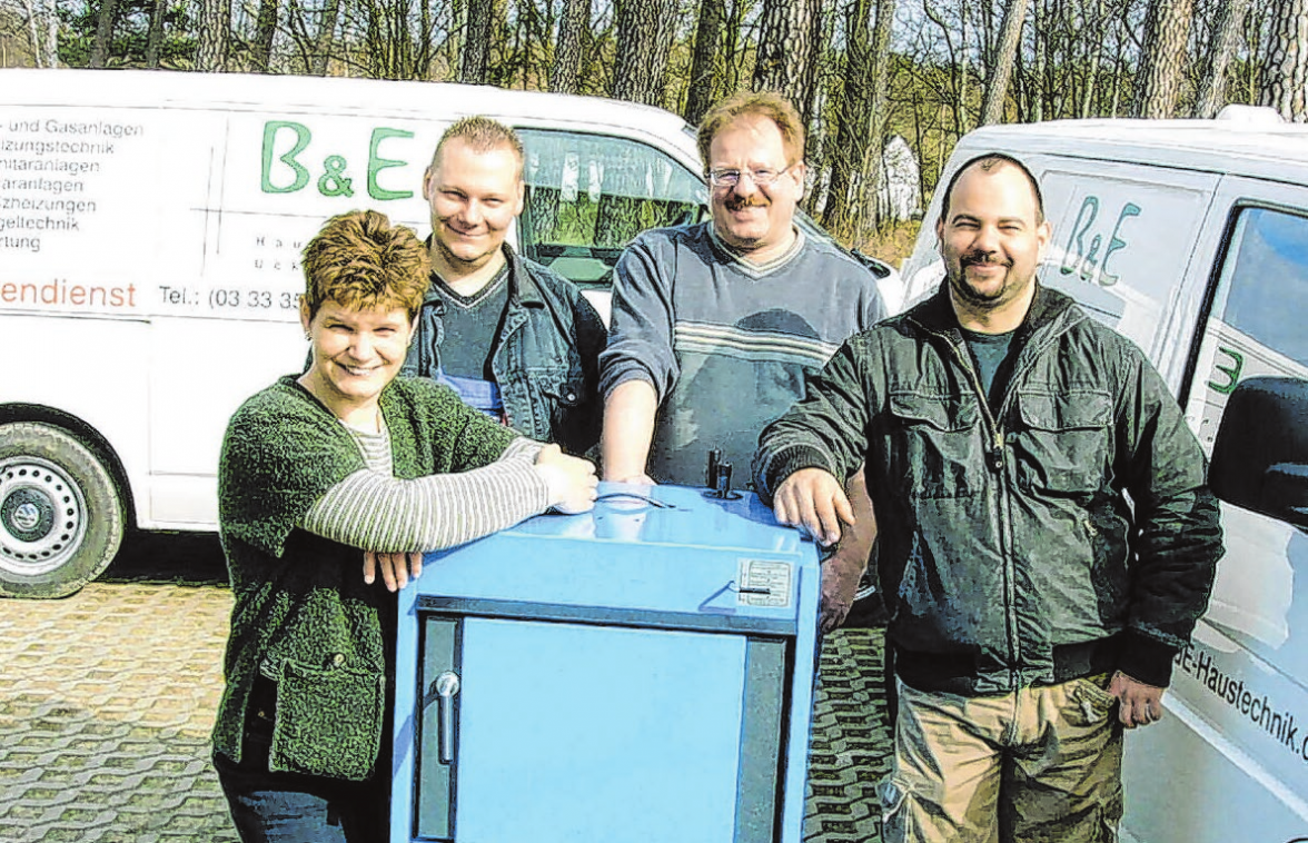 Start vor 20 Jahren: Kerstin Borchert, André Wildgrube, Torsten Ebert und Michael Bock (v.l.)    Foto: privat