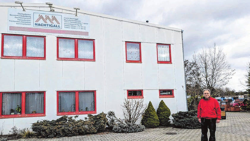 Inhaber Frank Nachtigall sucht Dachdecker und einen Nachfolger für die nächsten Jahre. Fotos: Marie Lindner