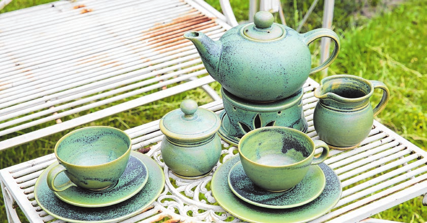 Einzigartig, kreativ und nachhaltig: Jeder Teller, jede Tasse und noch viel mehr sind Unikate. Foto: Ludwig