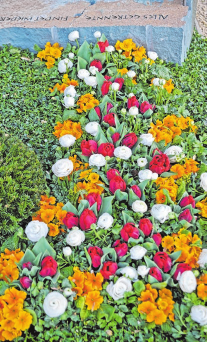 Liebevoll arrangiert sind diese unterschiedlichen Blumensorten. Foto: archiv