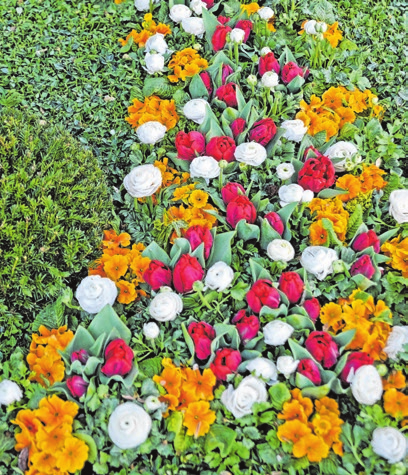 Liebevoll angeordnet sind diese unterschiedlichen Blumen. Foto: archiv