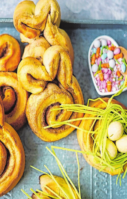 Ein echter Hingucker auf der Ostertafel Foto: Mareike Pucka/dpa