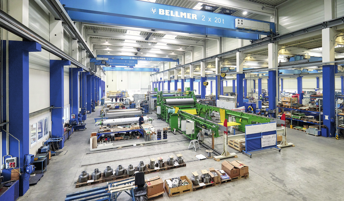 Blick ins Innere der Halle. Foto: Tilo Keller