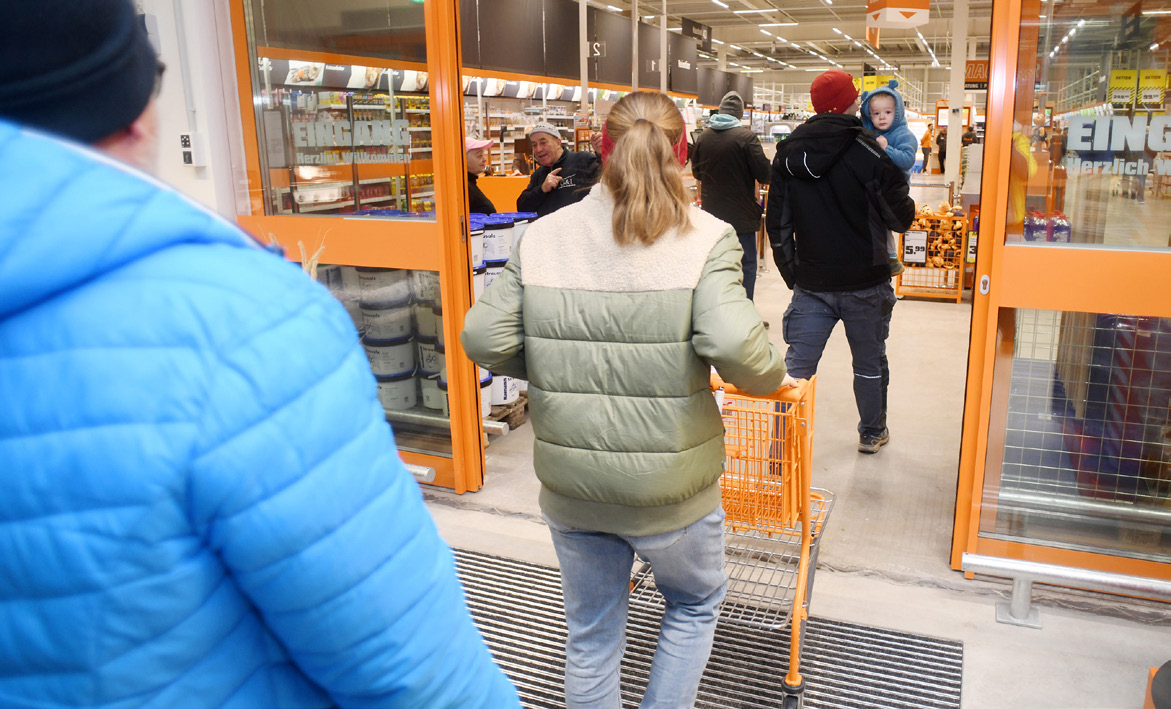 Schon beim „Softopening“ im Januar strömte die Kundschaft.