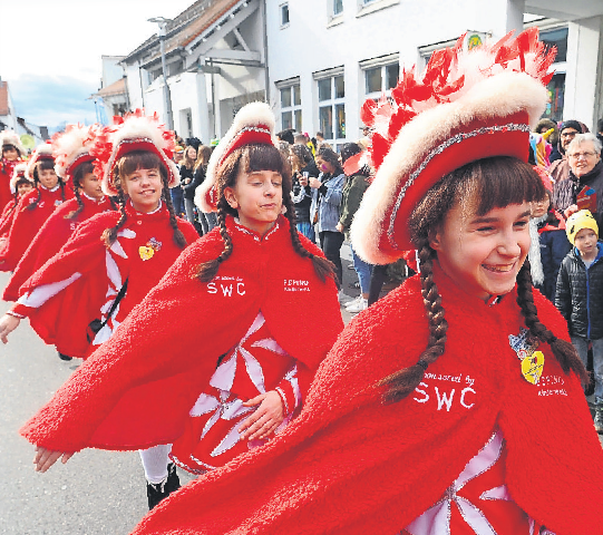 Die Vorfreude auf den Umzug ist bei allen groß. Fotos: Werner Kuhnle/Archiv