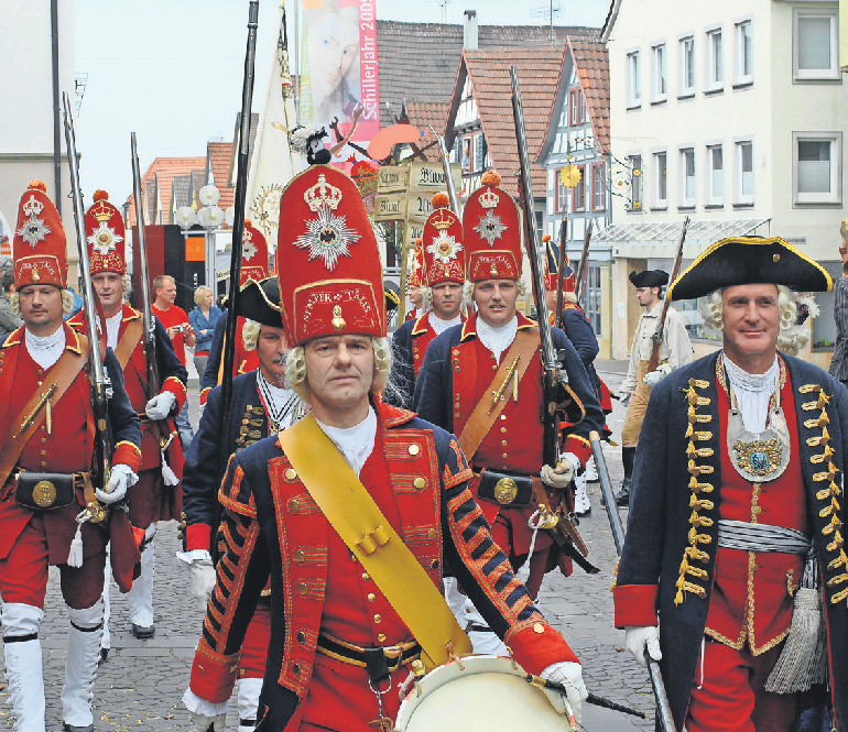Beim 18. Jahrhundertfest in Marbach wird Geschichte wieder lebendig. Fotos: Werner Kuhnle